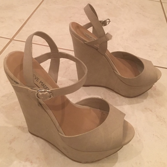 Steve Madden 6-inch wedge heels