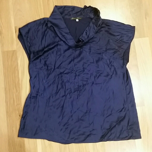 Blue Satin top