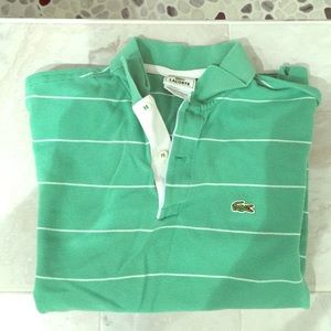 Lacoste boys short sleeve polo shirt size 16