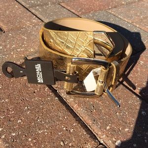 Gold Michael Kors belt