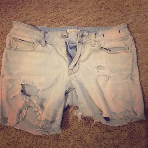 Ripped shorts