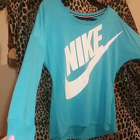 Turquoise Nike long sleeve tunic