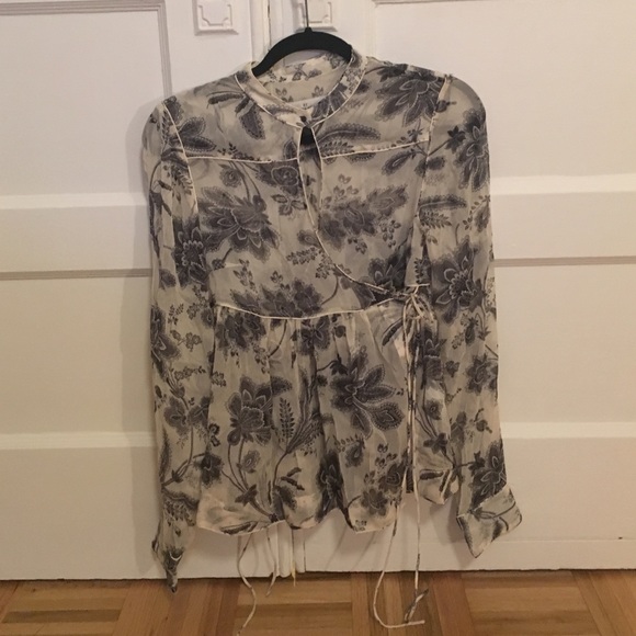 100% silk blouse by Malene Birger