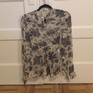 100% silk blouse by Malene Birger