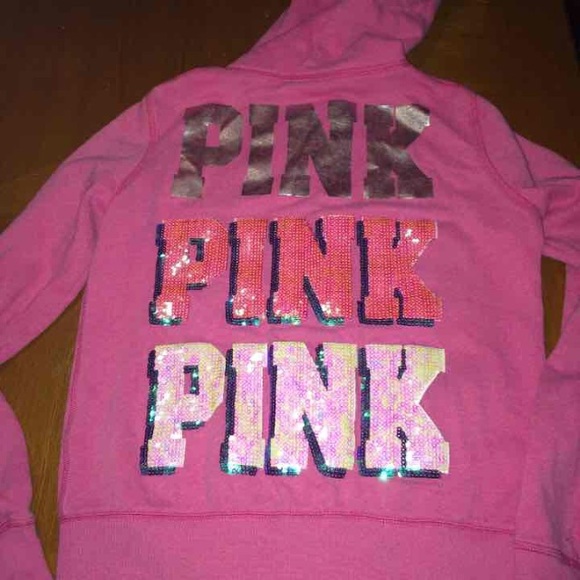 VS PINK zip up hoodie