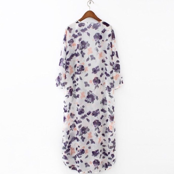 Liora Boho Floral Kimono Top