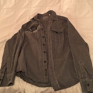 Guess men's button shirt