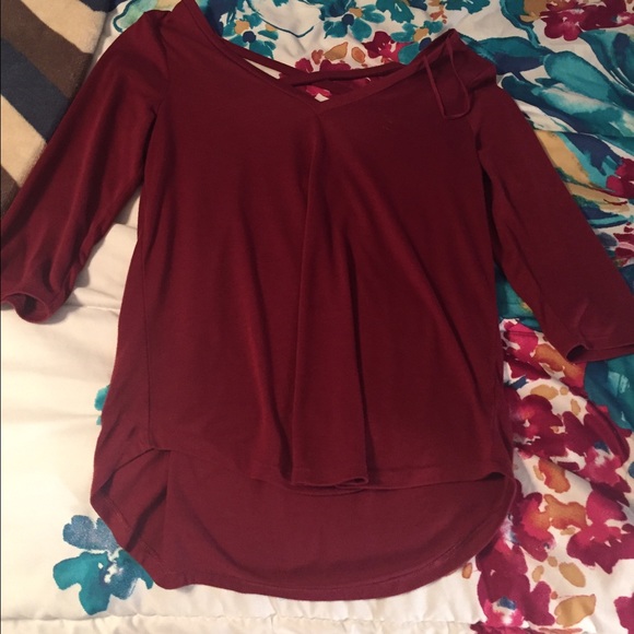 Burgundy blouse - Picture 1 of 2