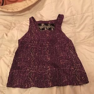 Audrey 3+1 purple top size S