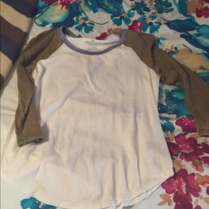 Baseball style shirt