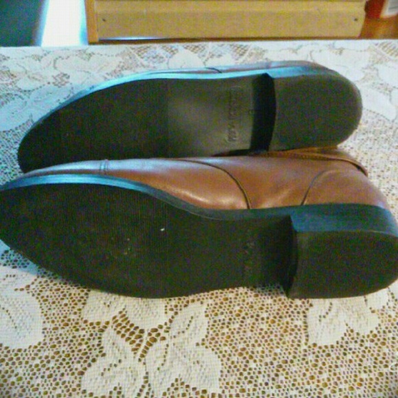 Vintage Brown Leather Granny Booties - Picture 4 of 4