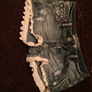 Lace shorts