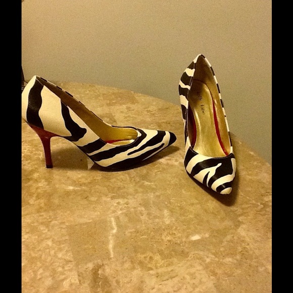 Zebra Print Pumps - Picture 1 of 4
