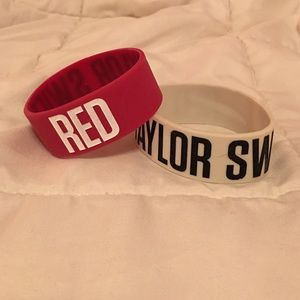 2 Taylor swift red tour bracelets