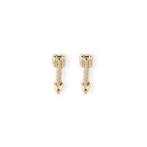 ☀️NEW Teeny tiny arrow gold studs - sensitive ears