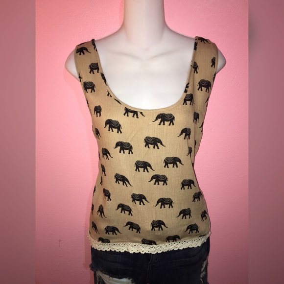 Elephant print shirt