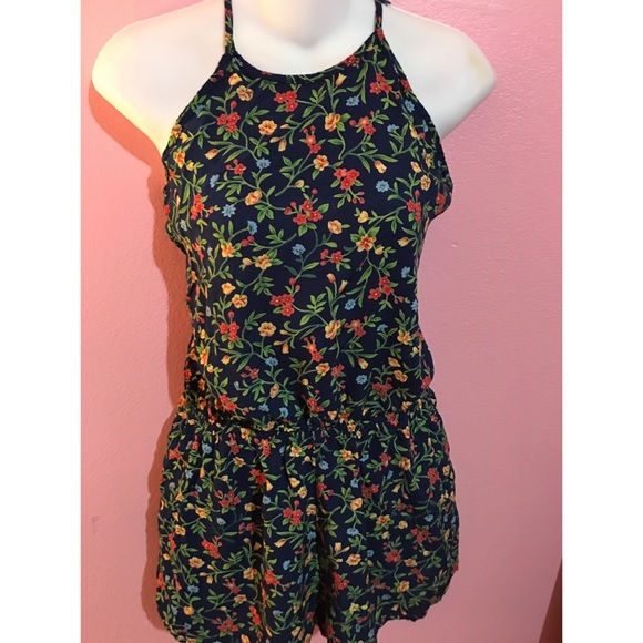 Floral Print Romper