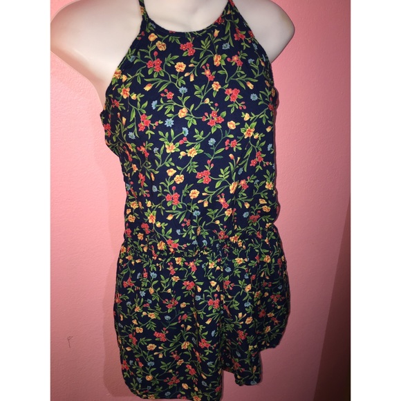 Floral Print Romper - Picture 2 of 3