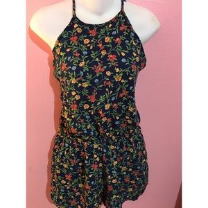 Floral Print Romper
