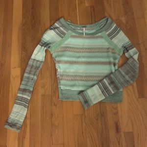 Striped Free People Sweater