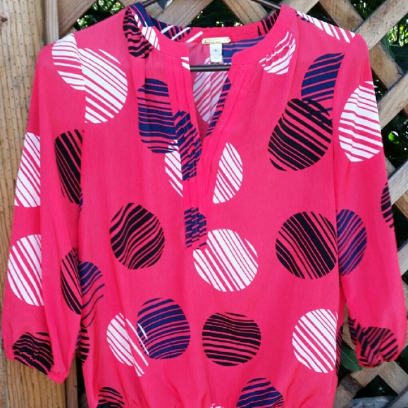 Dana Buchman Red blouse medium