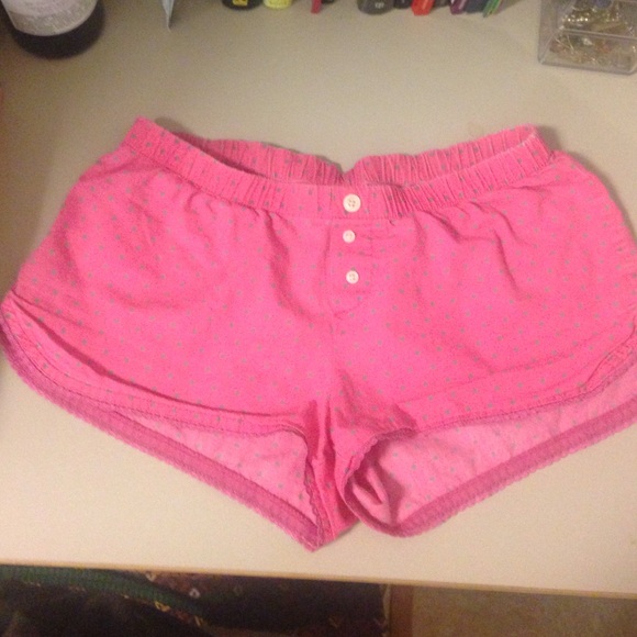 Pink Pajama Shorts