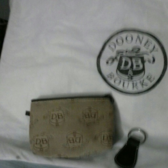 Dooney and Burke coin purse and key chain