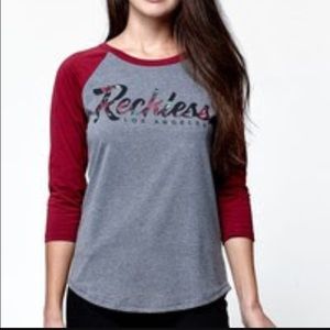 Reckless Baseball Tee
