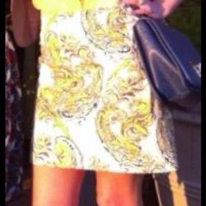 Ann Taylor size 2 paisley mini skirt