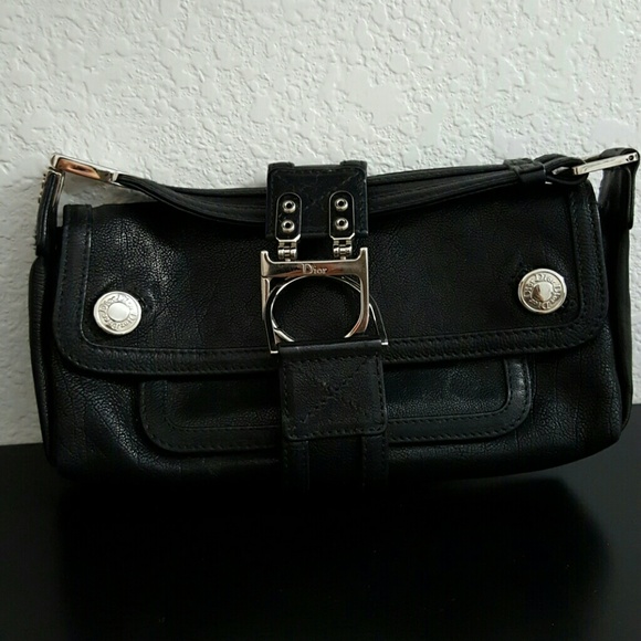 Dior authentic black clutch