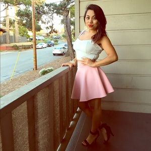 White/cream crop top