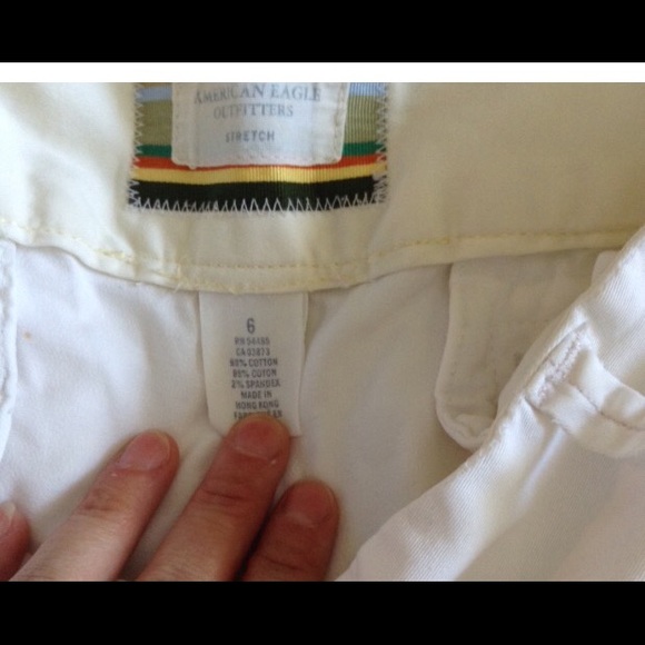 American Eagle White Pants Size 6 - Picture 3 of 3