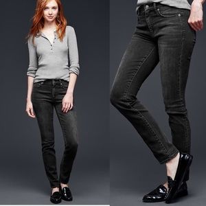 GAP 1969 Jeans Curvy Skinny Soft Black 31L