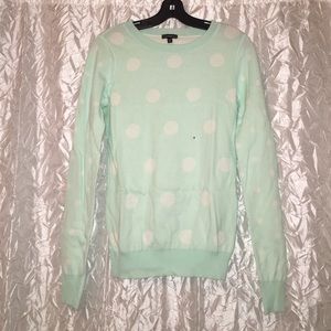 Express | Mint-Green Polka Dot Sweater