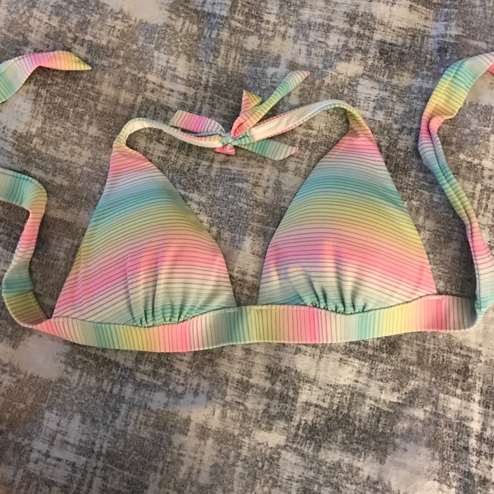 VS Rainbow Push Up Swim Top
