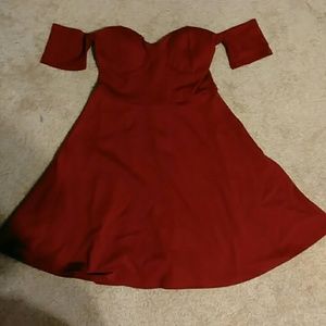 Off the shoulder dress