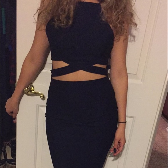 Brand new misguided navy dress! :)
