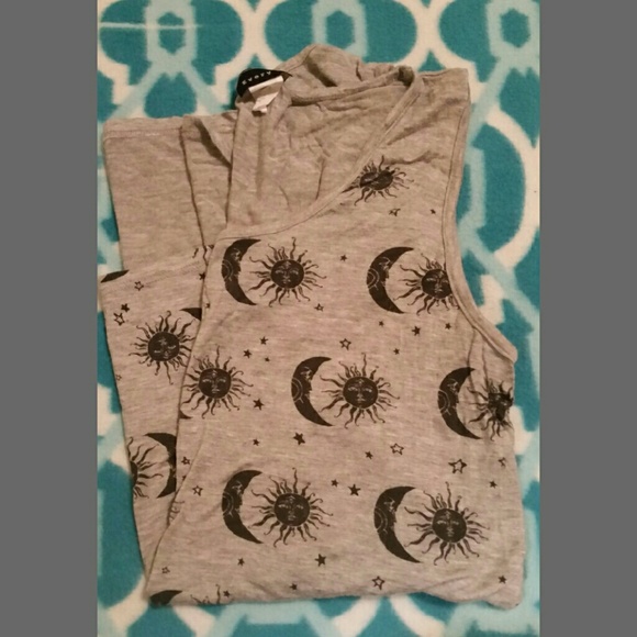 Large moon tank top