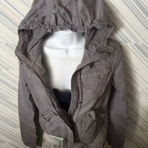 🆕 Hollister McGrath Beach Jacket in Gray XS