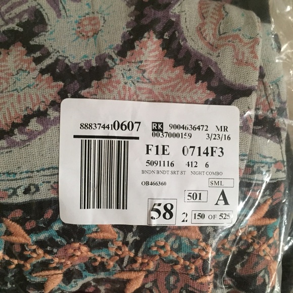 SOLD!! Bandana Bandit Set Free People - Picture 3 of 4