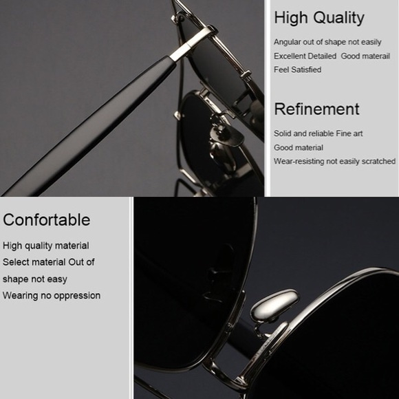 Purple/Gold Frame Mirrored Sunglasses 😍 - Picture 2 of 3