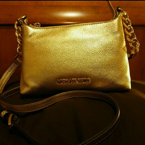 Pale gold Michael Kors Cross Body