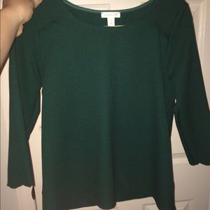 Francesca's Scalloped Wrist Top