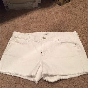 White shorts size 12