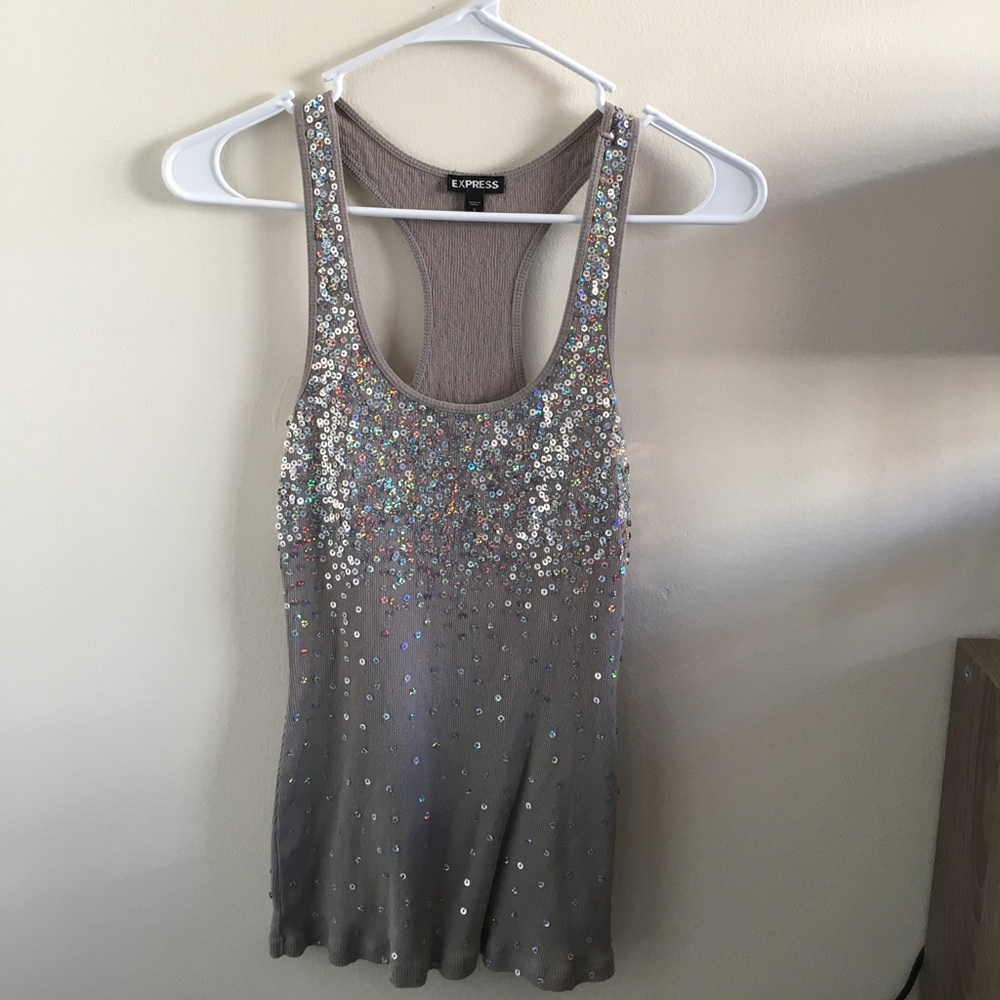 Sequined Express Tank