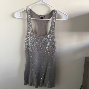 Sequined Express Tank