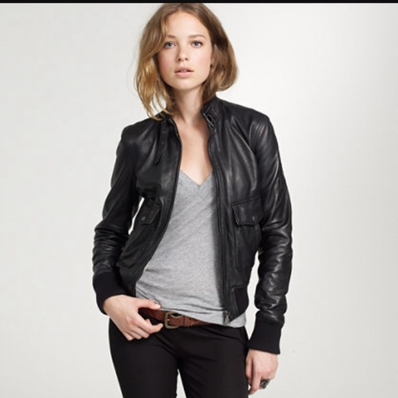 EUC Belstaff for J.Crew "New Broad" bomber jacket