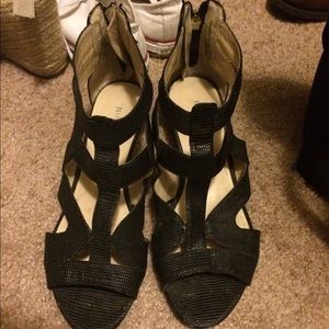 Gently used Nine West wedge sandals