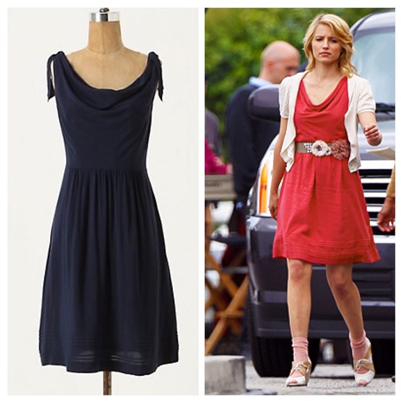 Anthropologie Dresses & Skirts - Anthropologie Tied Down Dress Navy