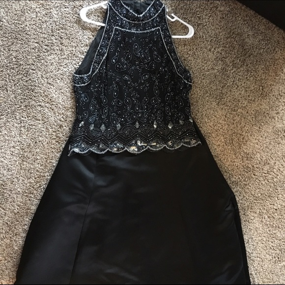 *NEW LOW PRICE* Hand beaded two piece formal dress